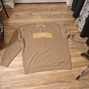 Golden Tan Crewneck Sweater